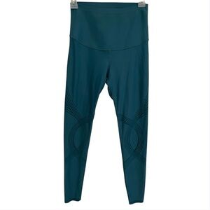 Fanka body sculpt reversible leggings greenish/blue